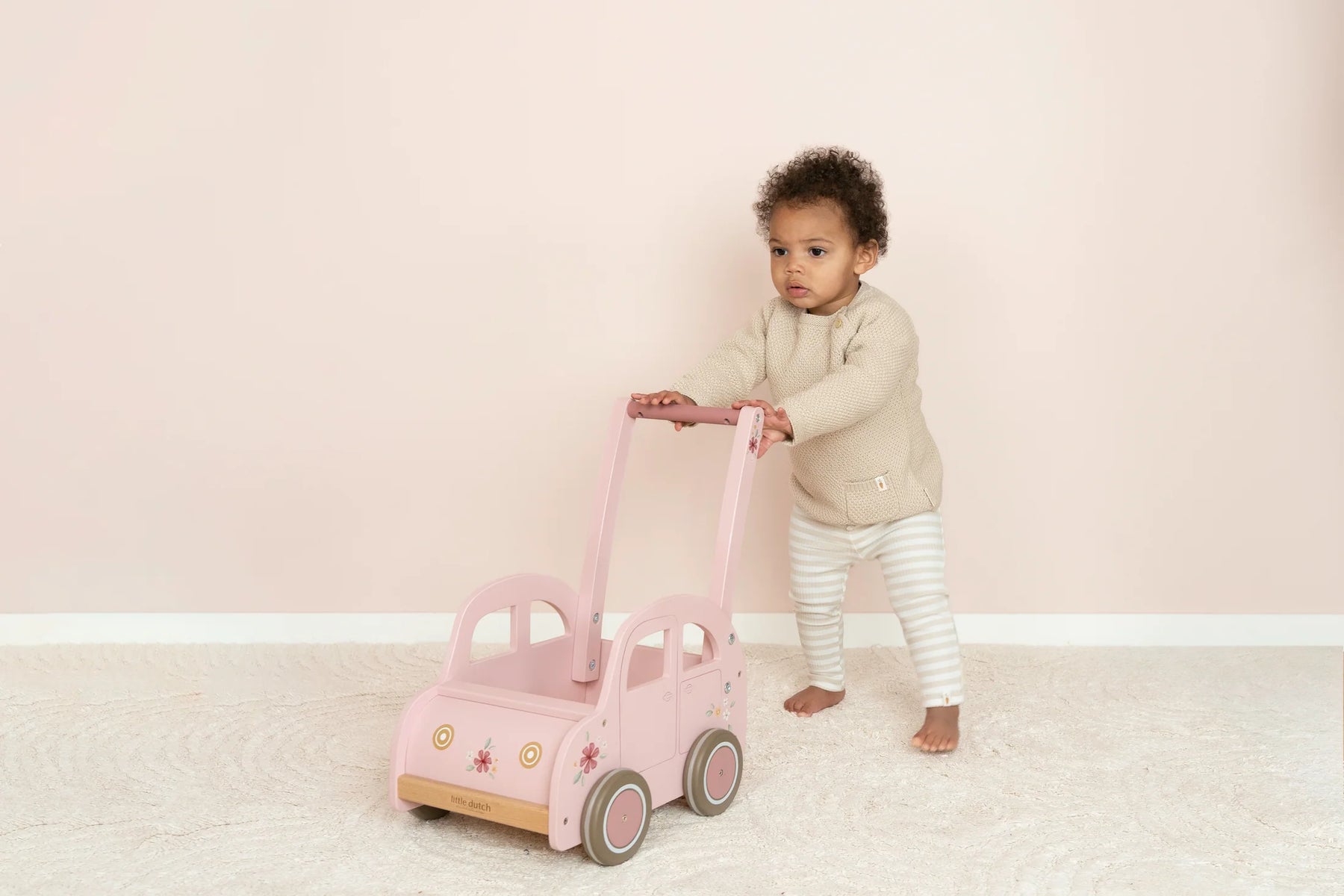 Little Dutch Pink Walker Wagon Kävelykärry/Taaperokärry