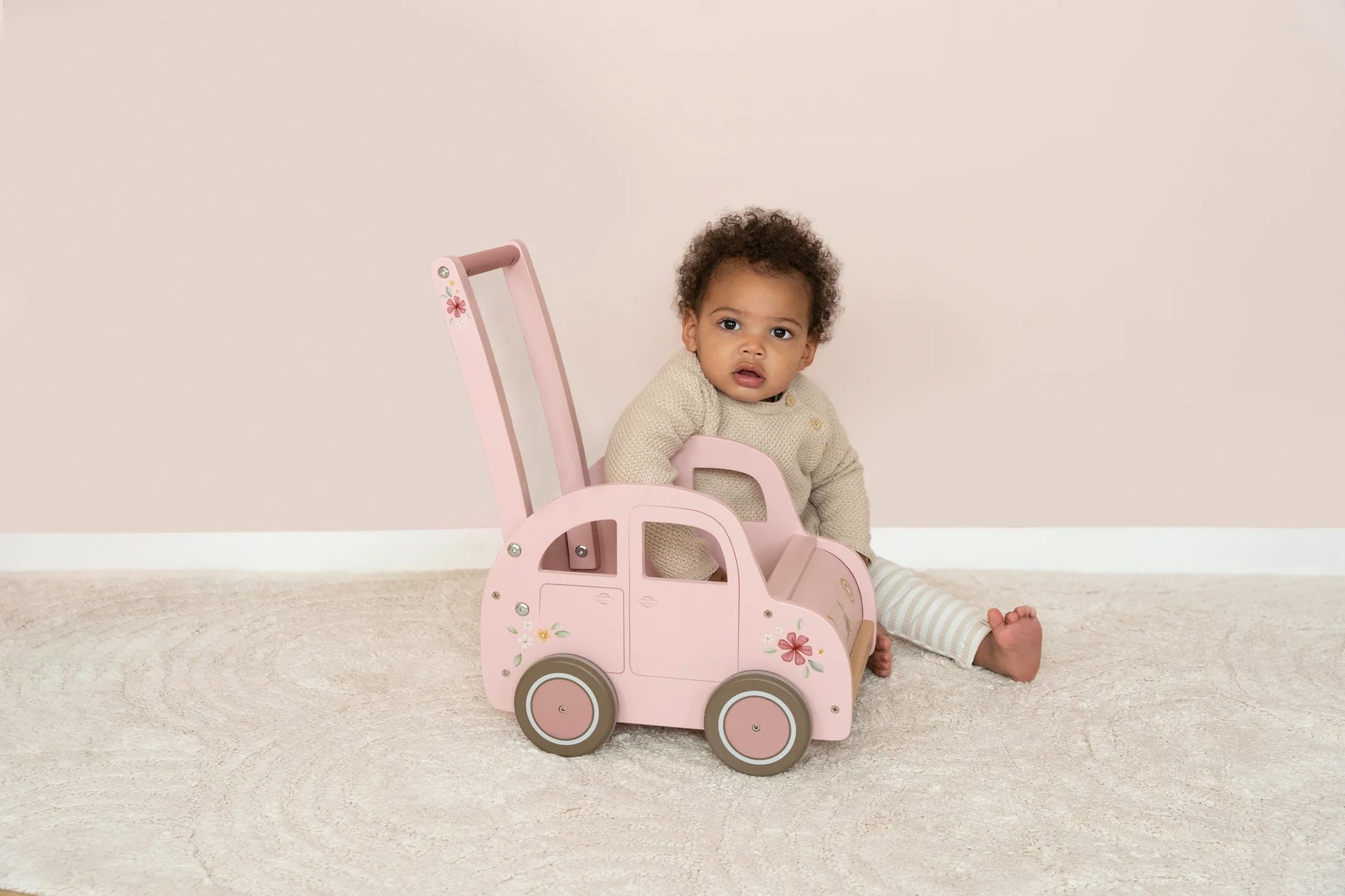 Little Dutch Pink Walker Wagon Kävelykärry/Taaperokärry