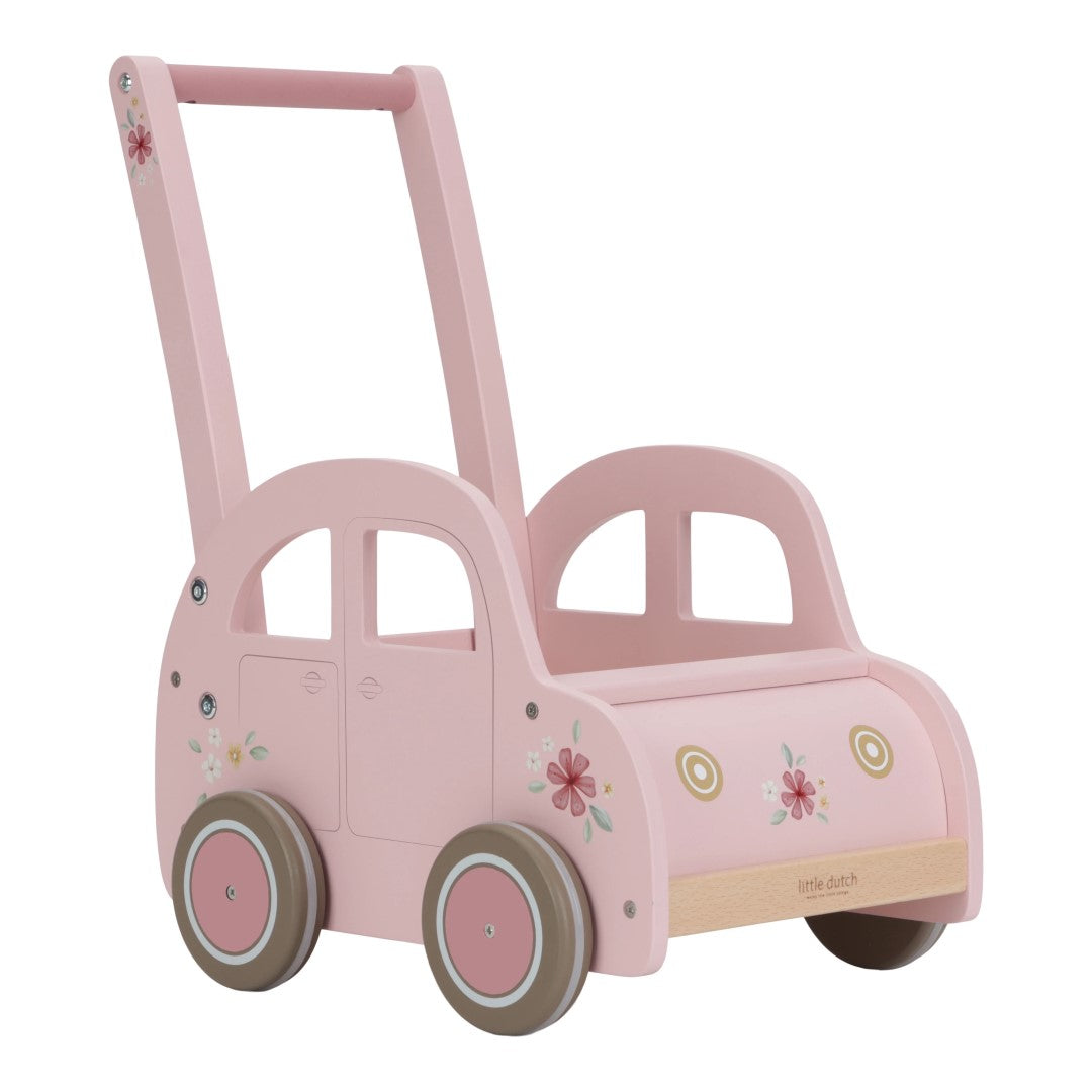 Little Dutch Pink Walker Wagon Kävelykärry/Taaperokärry