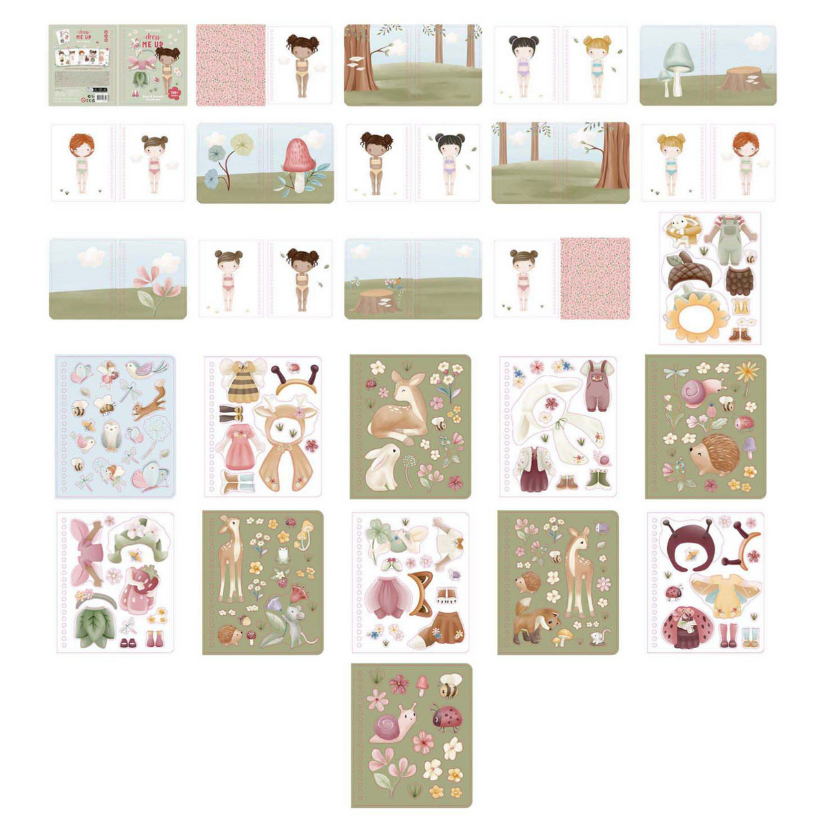 Little Dutch Rosa & Friends Fairy Garden Dress Me Up Pukeutumisleikki