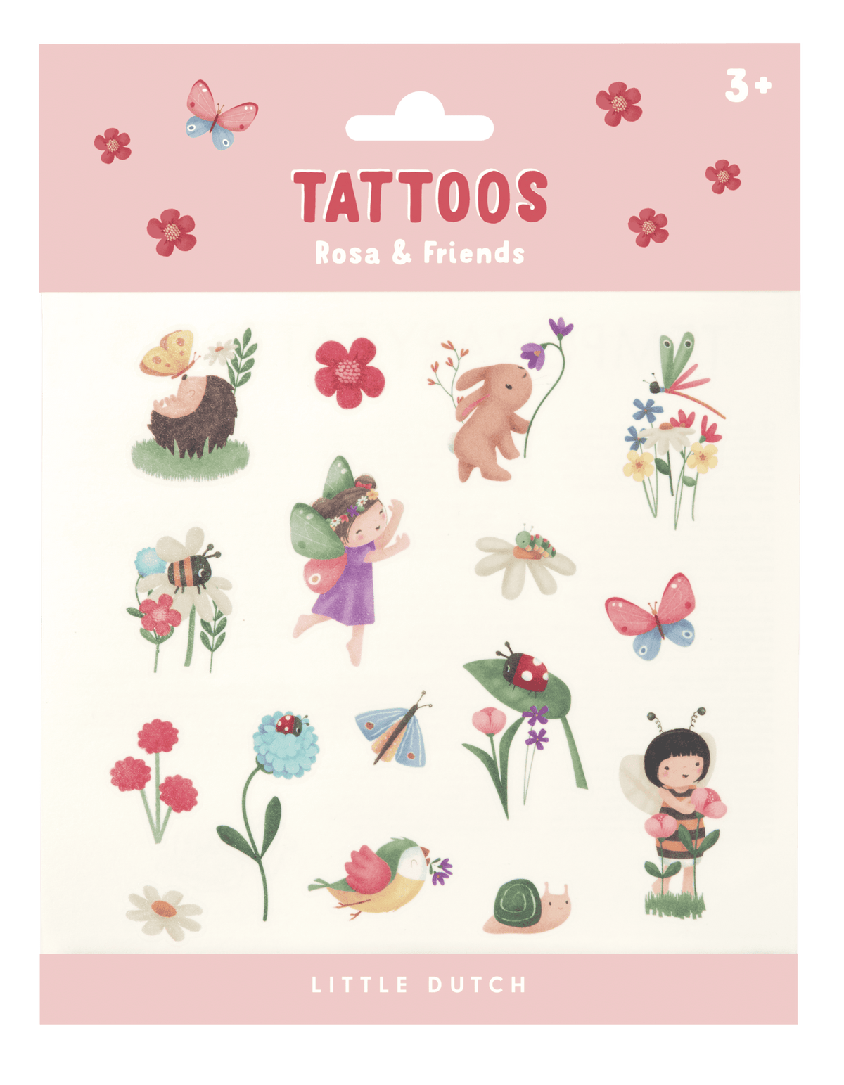 Little Dutch Rosa & Friends Siirtotatuoinnit