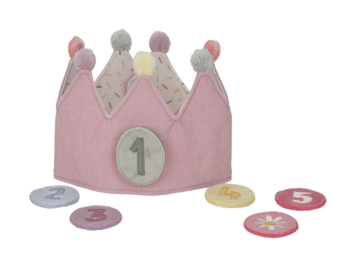 Little Dutch Synttärikruunu Pinkki