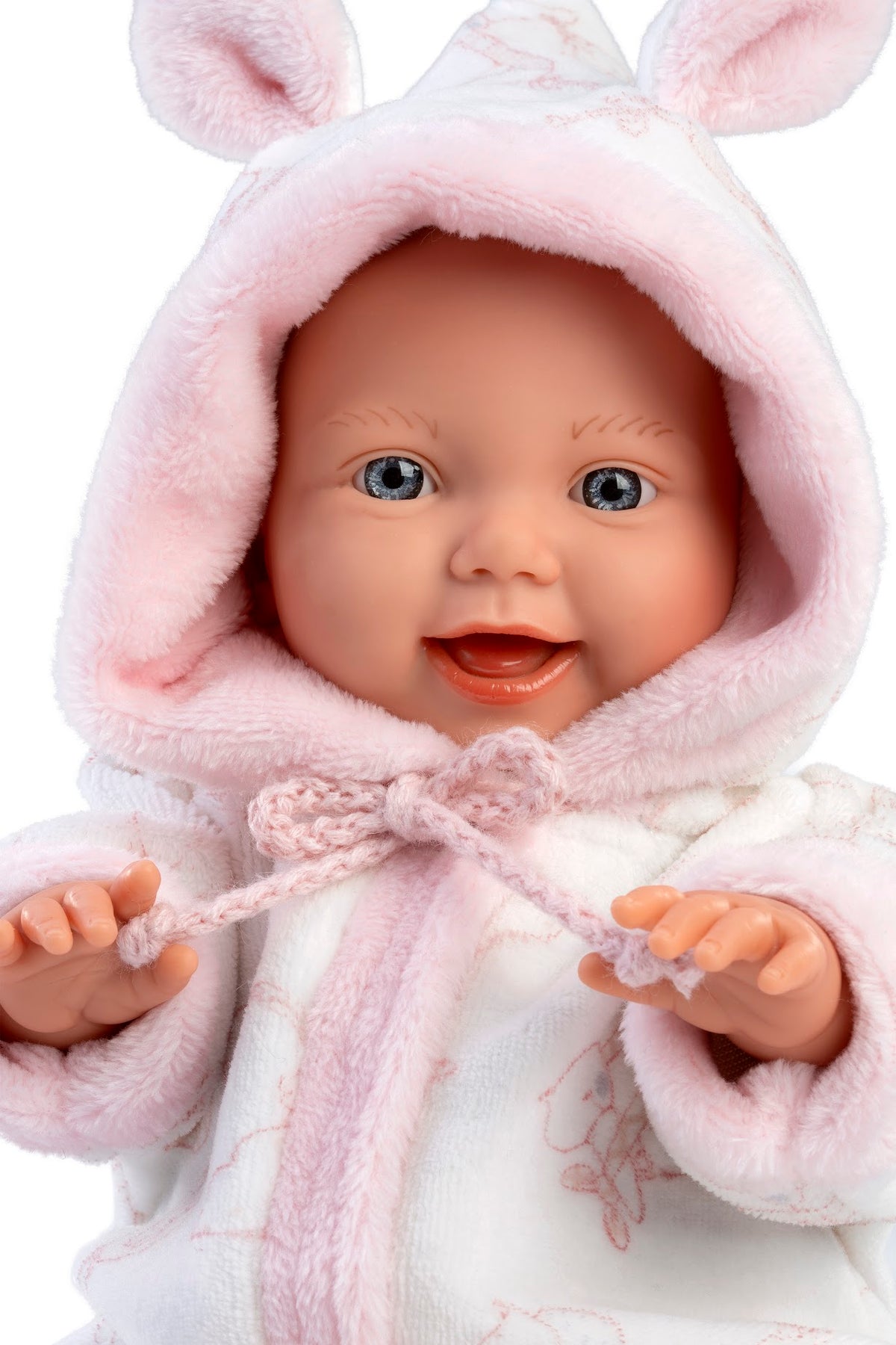 Llorens Vaaleanpunainen Haalari 33cm Pehmeävartaloinen Nukke