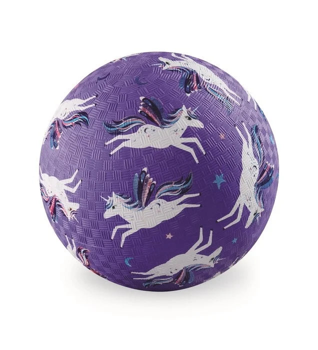 Luonnonkumipallo 18cm Yksisarviset Lila