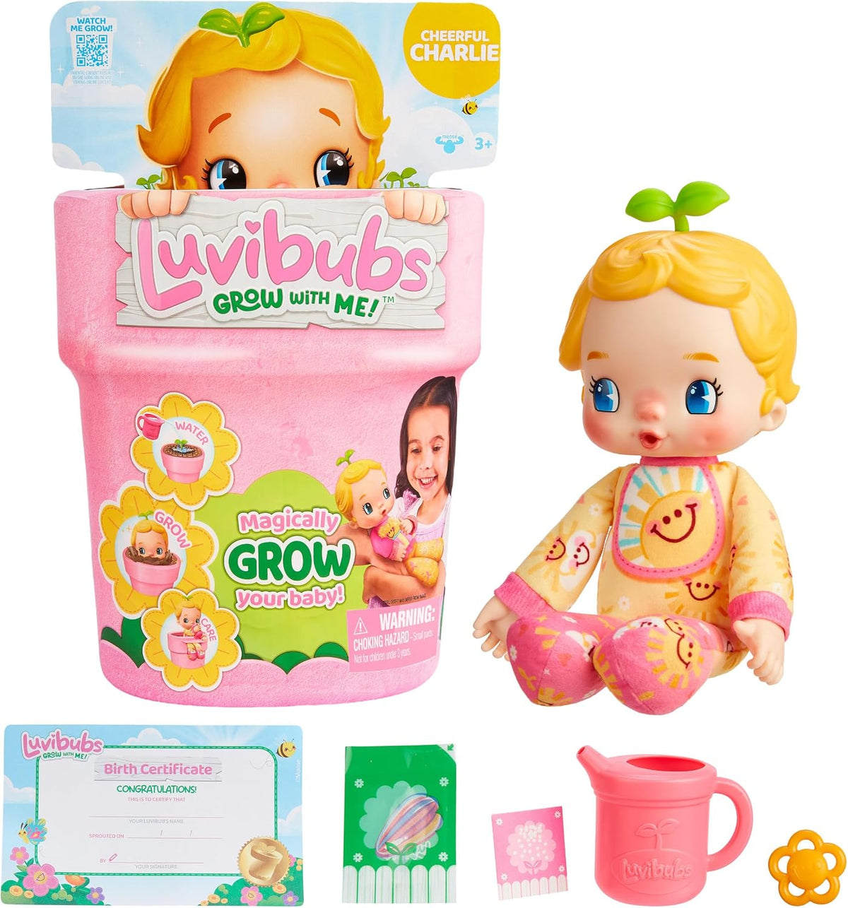 Luvibubs Kasvatettava Nukke Cheerful Charlie