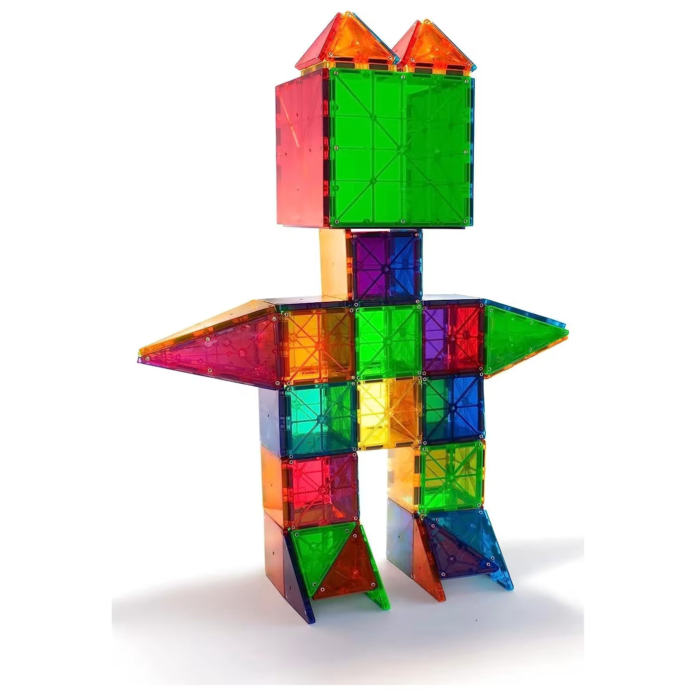 MAGNA-TILES® Clear Colours -Magneettirakennussarja 100 Osaa