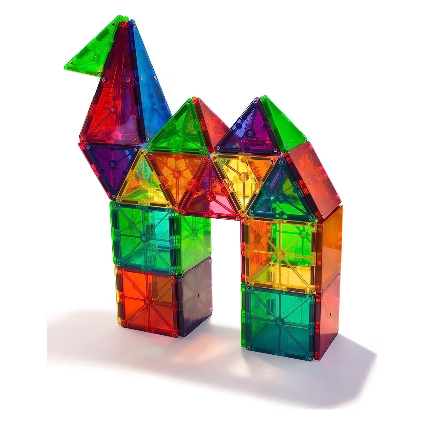 MAGNA-TILES® Clear Colours -Magneettirakennussarja 100 Osaa