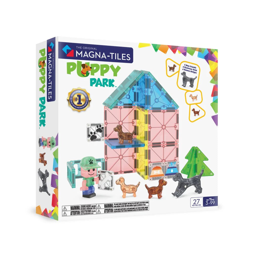 MAGNA-TILES® Koirapuisto Magneettinen Rakennussarja 27 osaa