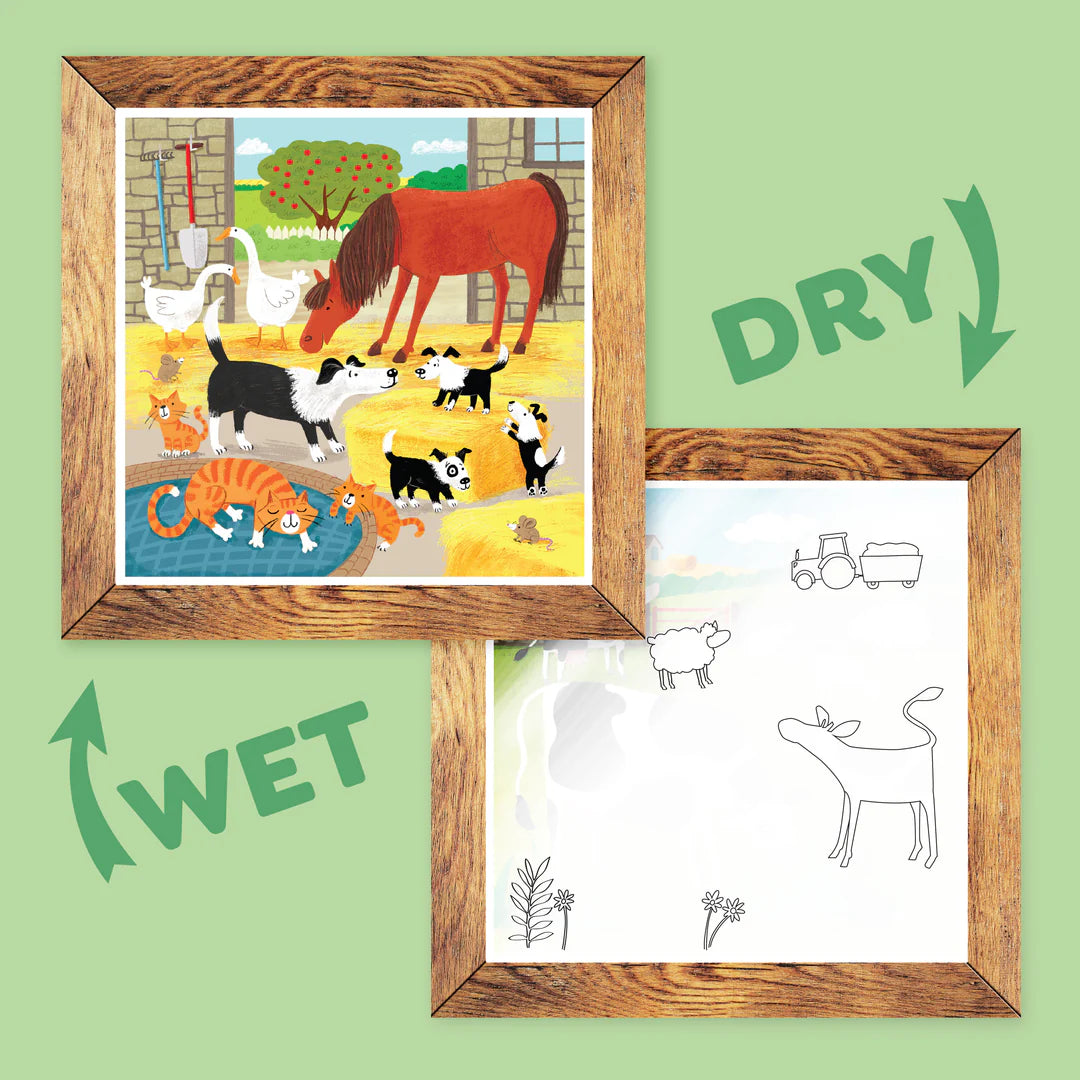 Magic Painting World Vedellä Värjättävät Kuvat- Farm