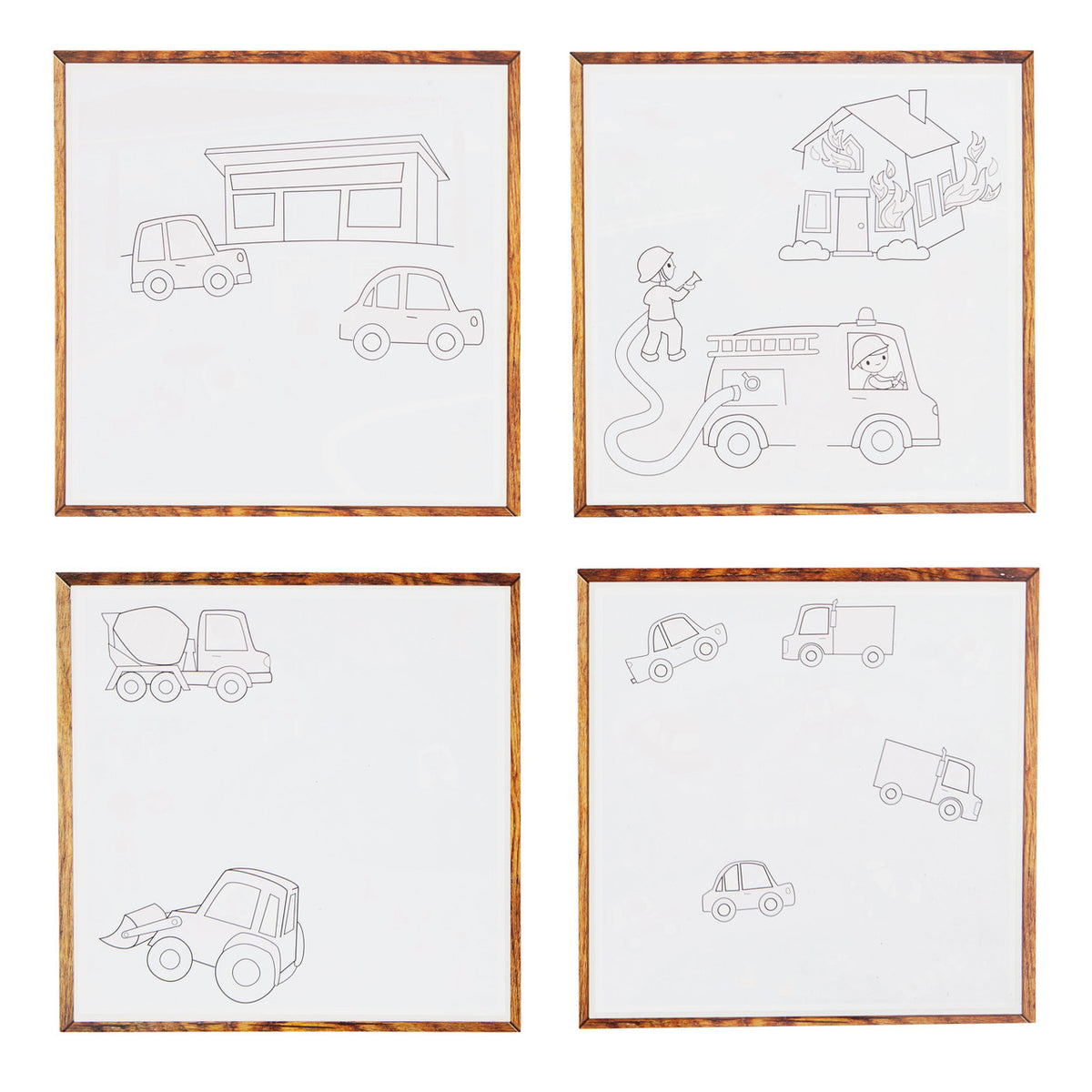 Magic Painting World Vedellä Värjättävät Kuvat- Things That Go/Kulkuneuvot