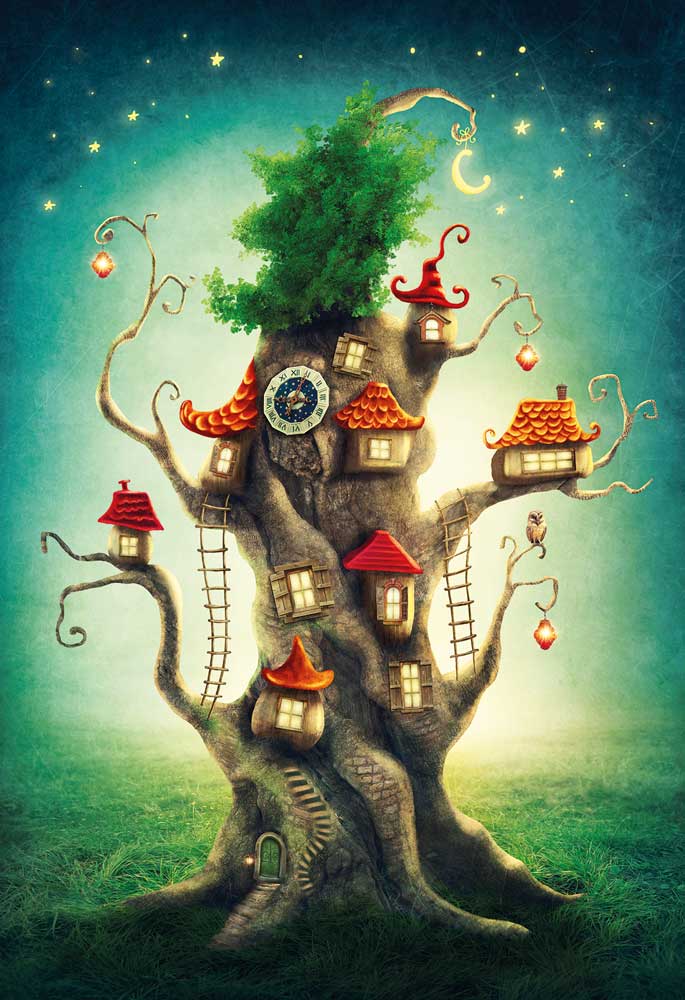 Magnolia Puzzles 1000 Palan Palapeli Magic Tree House