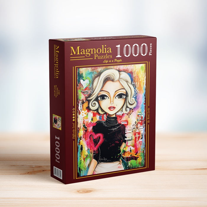 Magnolia Puzzles 1000 Palan Palapeli Marilyn