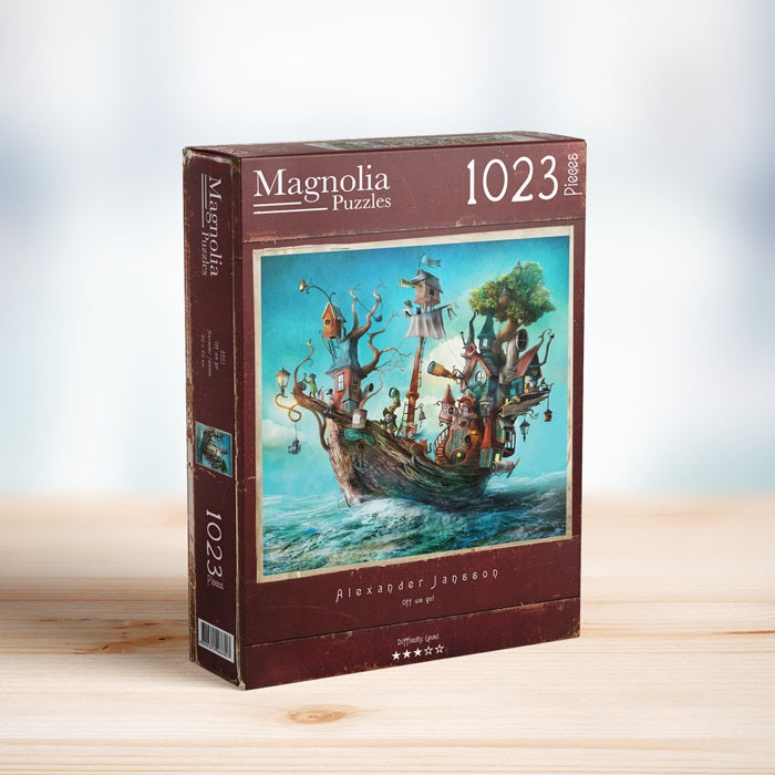 Magnolia Puzzles 1000 Palan Palapeli Off We Go!