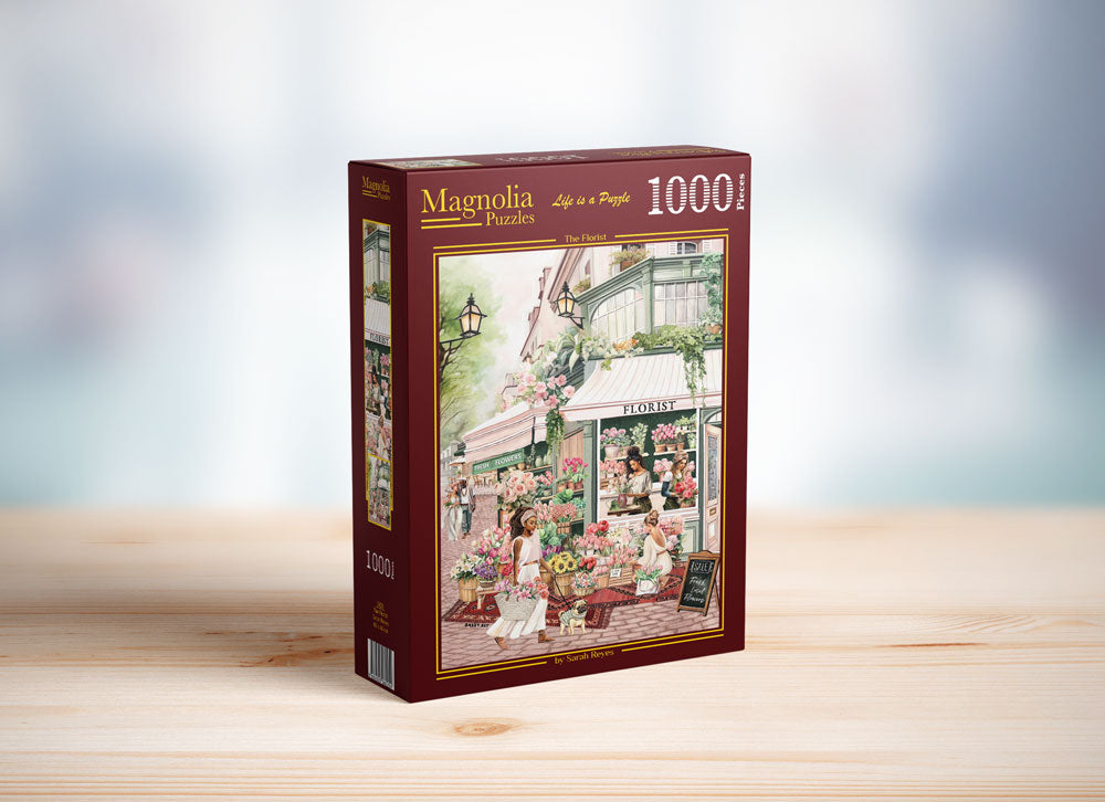 Magnolia Puzzles 1000 Palan Palapeli The Florist