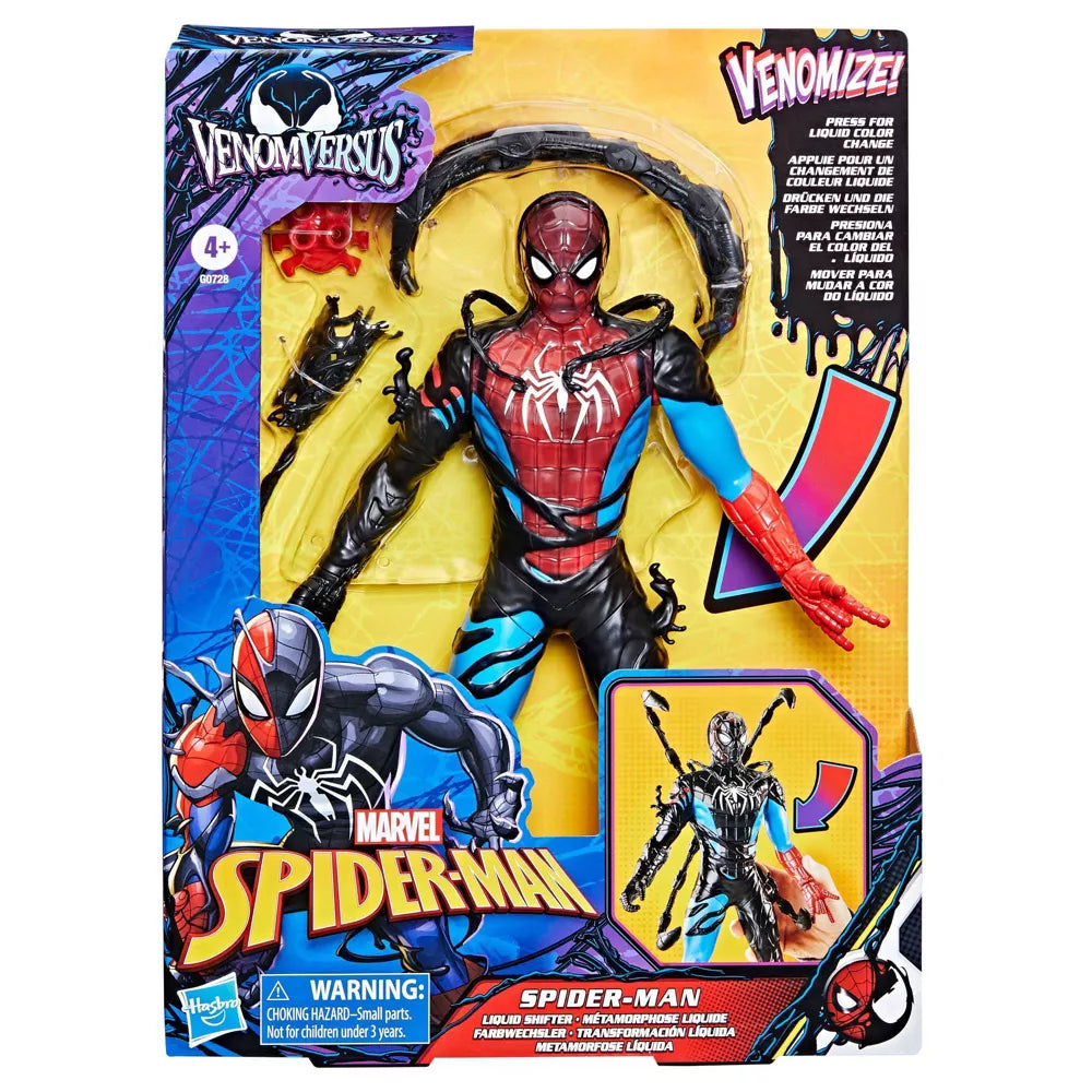 Marvel Spider-Man Liquid Shifter Spider Man/ Venom Hahmo