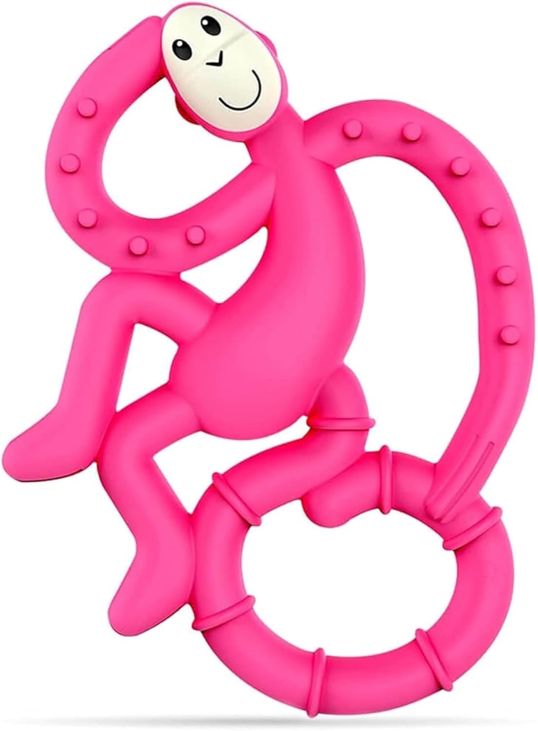 Matchstick Monkey Mini Teether Purulelu Pinkki