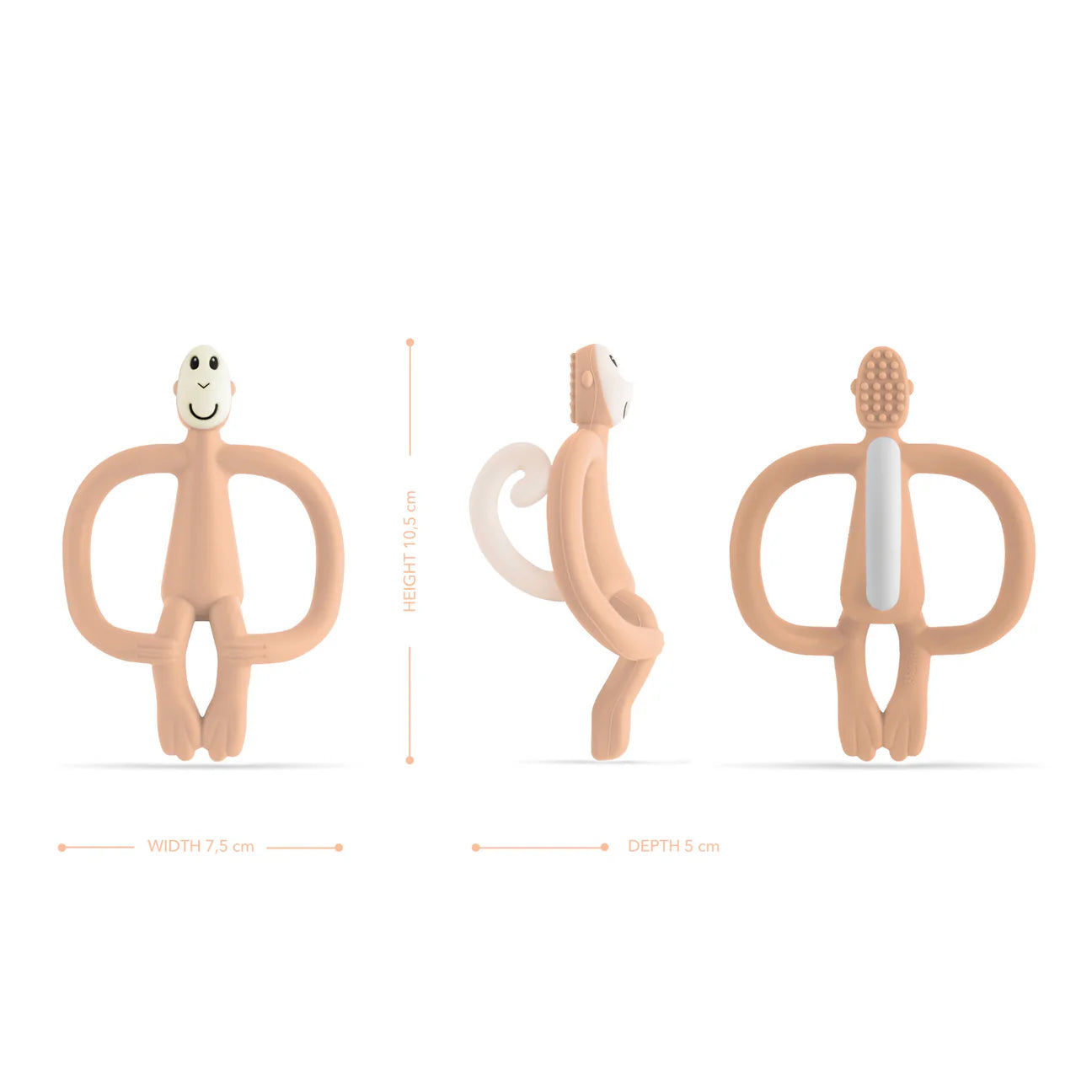 Matchstick Monkey Purulelu Peach Salmon
