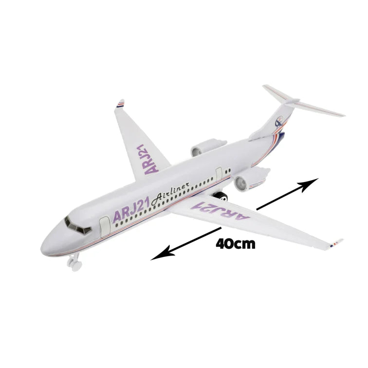 Matkustajalentokone Valoilla ja Äänillä 40cm