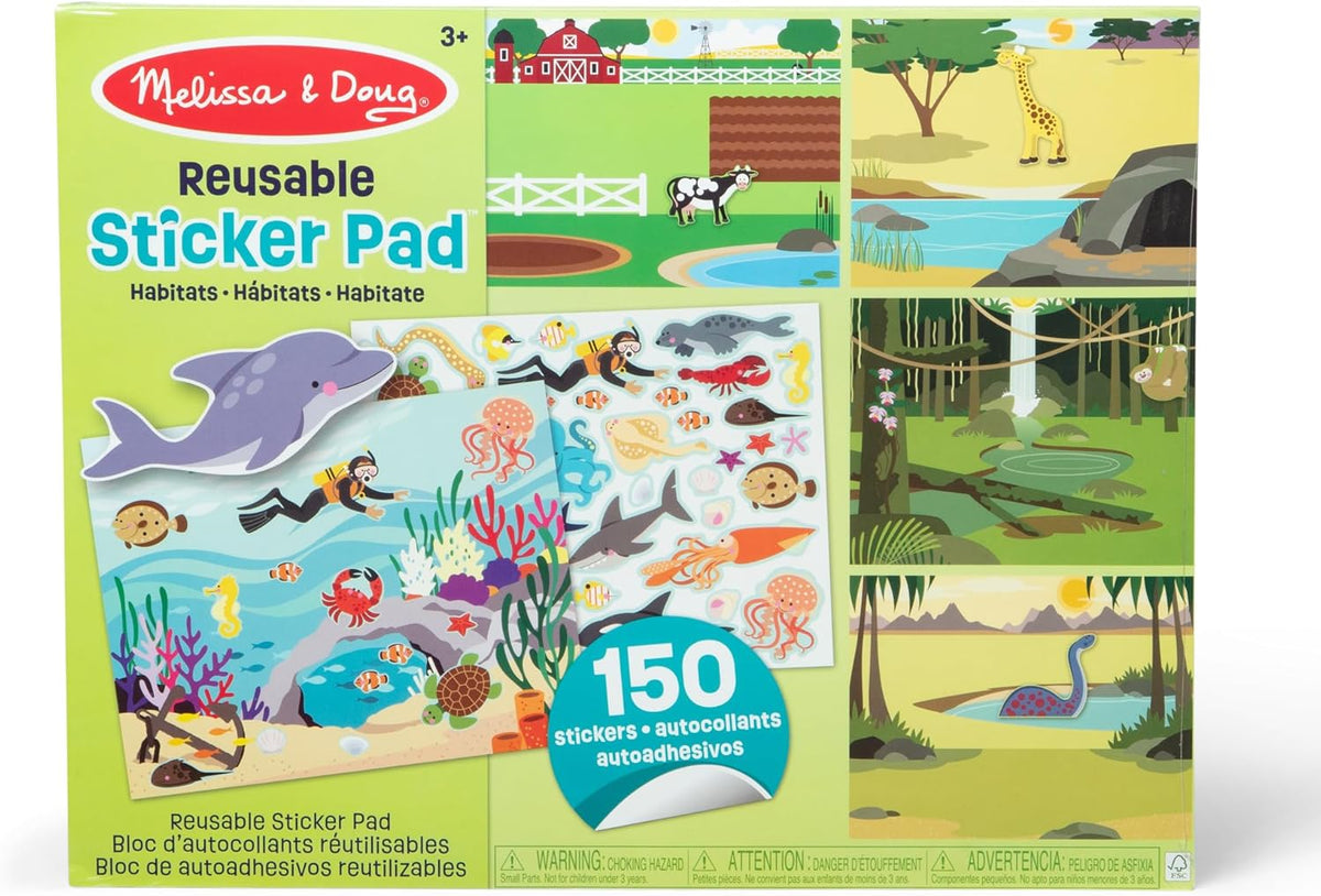 Melissa & Doug Elinympäristöt Tarrasetti/Tarratarina