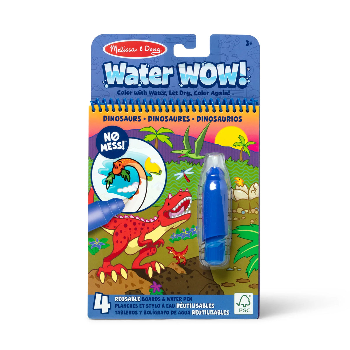 Melissa and Doug Water Wow! Vedellä Värjättävät Kuvat Dinosaurus