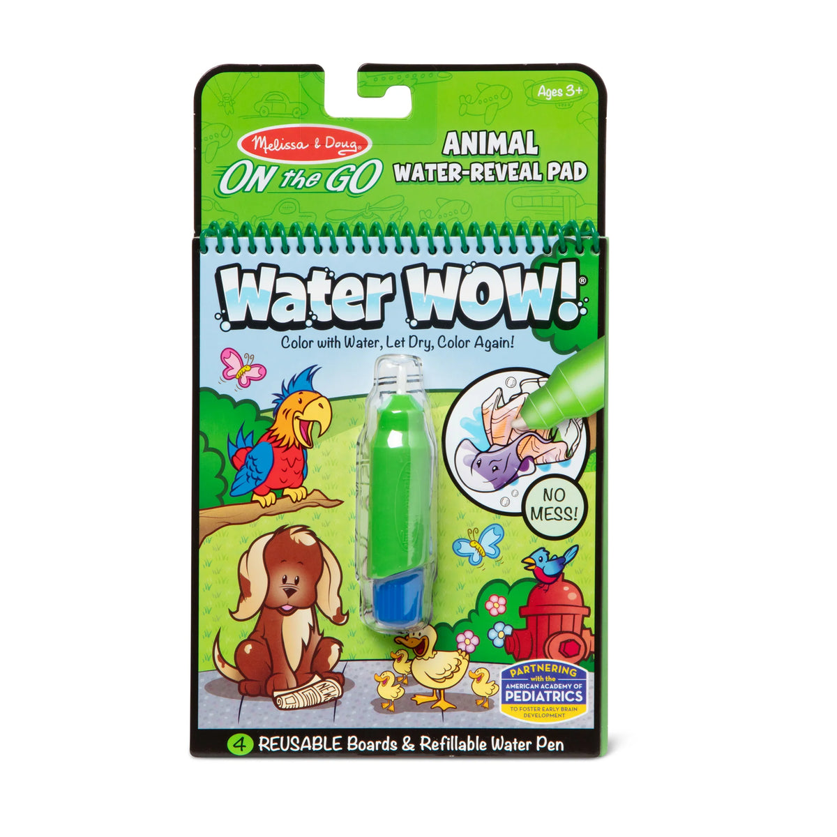 Melissa and Doug Water Wow! Vedellä Värjättävät Kuvat Eläimet