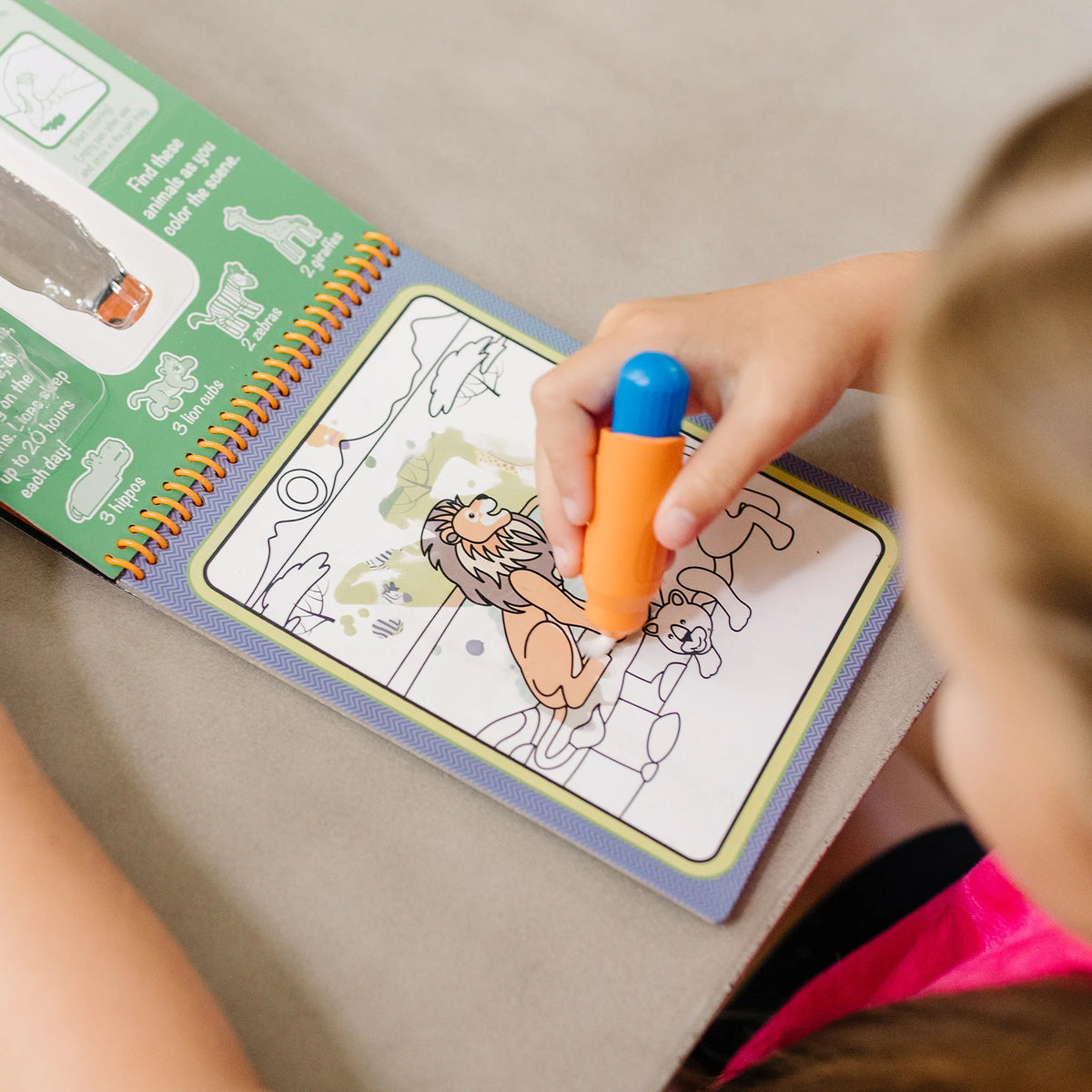 Melissa and Doug Water Wow! Vedellä Värjättävät Kuvat Safari