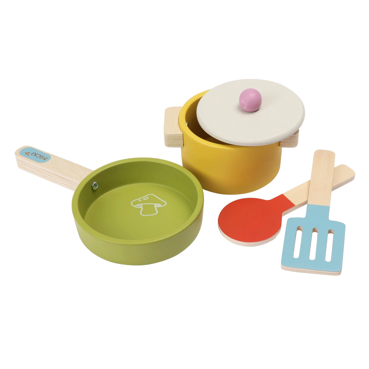 Micki Puinen Värikäs Kattilasetti 5 osaa