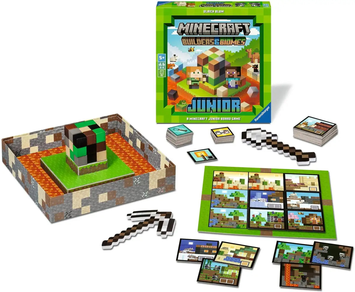 Minecraft Builders & Biomes Junior Lautapeli