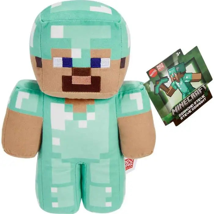 Minecraft Pig Diamond Steve Pehmolelu 23cm