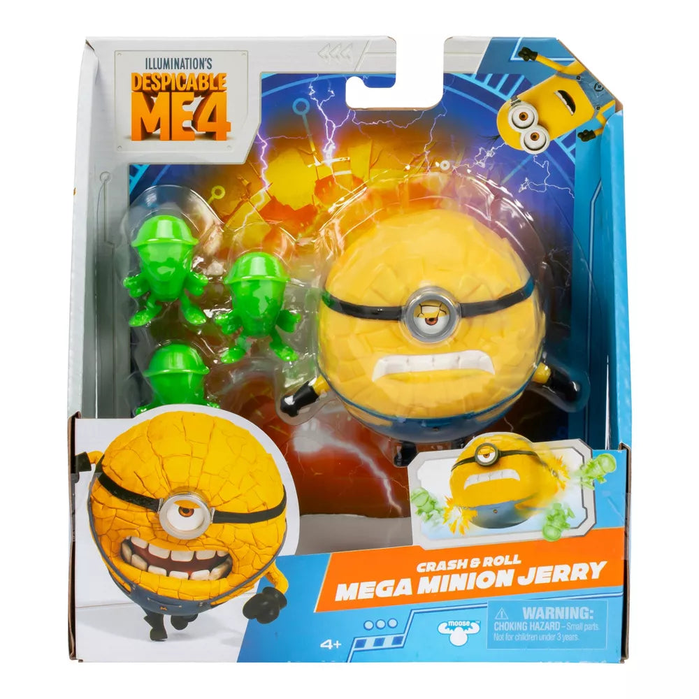 Minions Despicable Me 4 Crash & Roll Mega Minion Jerry