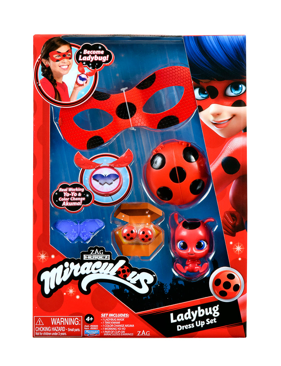 Miraculous Muotinukke Ladybug Naamiais Asustesetti