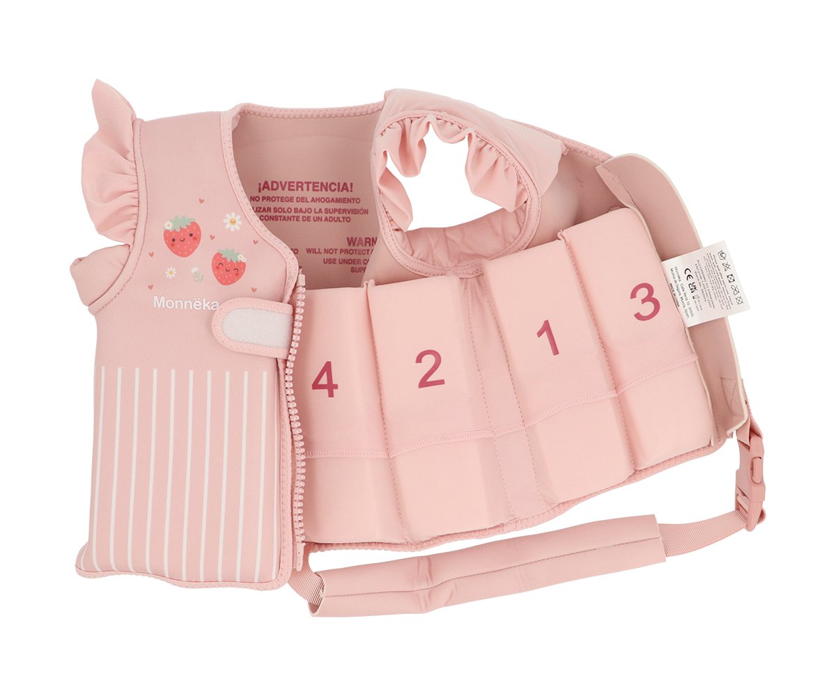 Monnëka Mansikat Uimaliivi 3-6 Vuotiaille