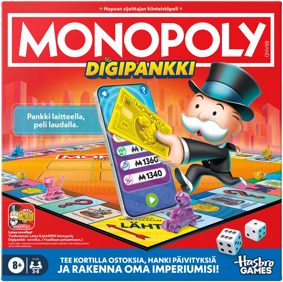 Monopoly Digipankki Lautapeli