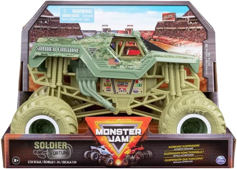 Monster Jam Grave Digger Monsteriauto 1:24 Soldier Fortune