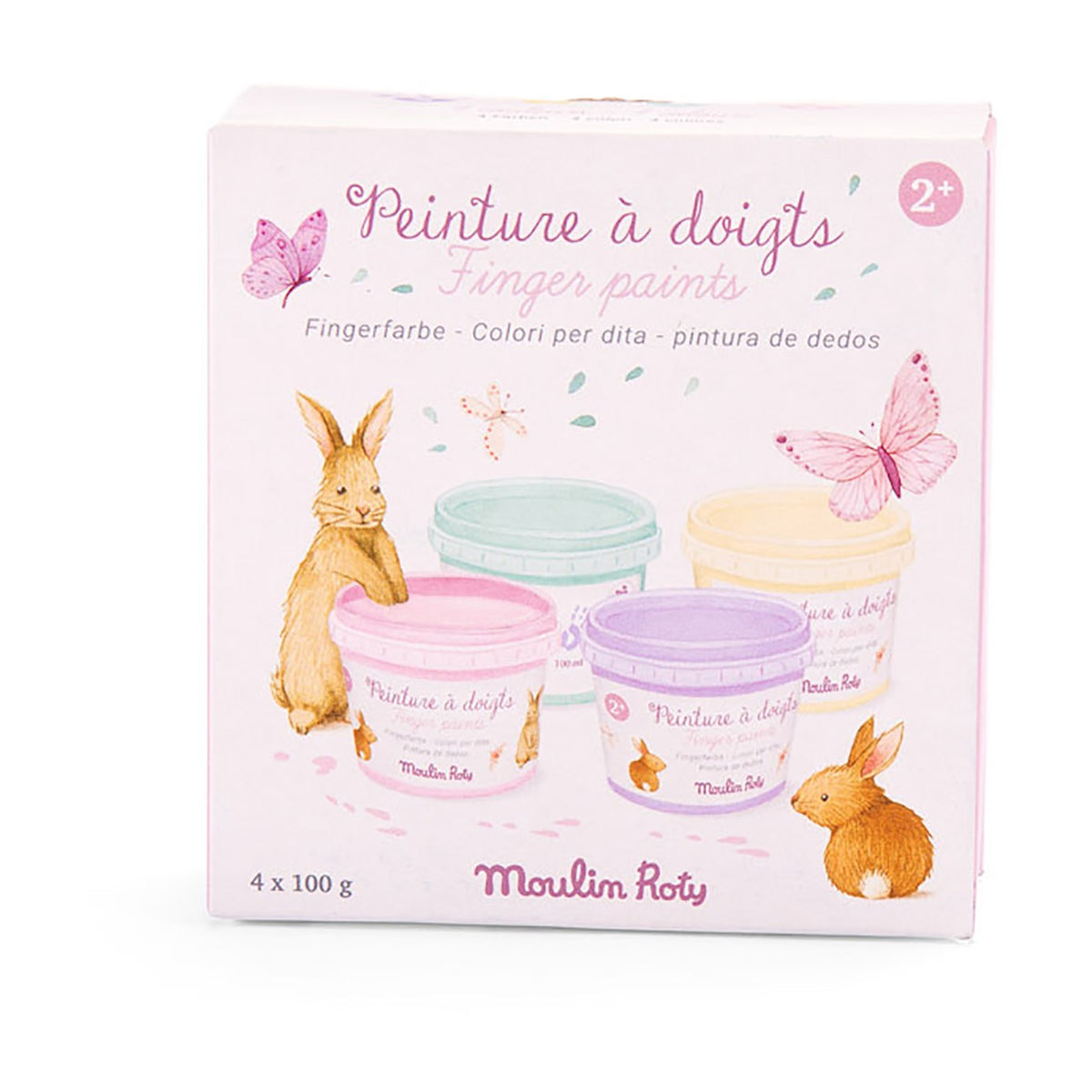 Moulin Roty Sormivärit 4 Pastelliväriä