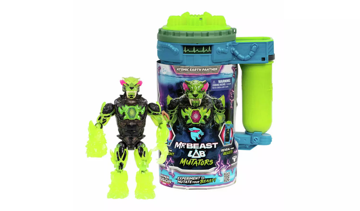 MrBeast Lab Mutator -Toimintahahmo Atomic Earth Panther
