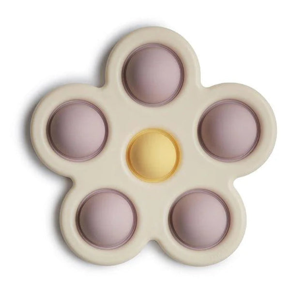 Mushie Painelulelu/Pop It Kukka Soft Lilac