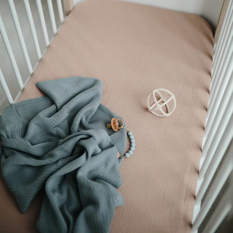 Mushie Tuttinauha Silikonihelmillä Halo Cloud