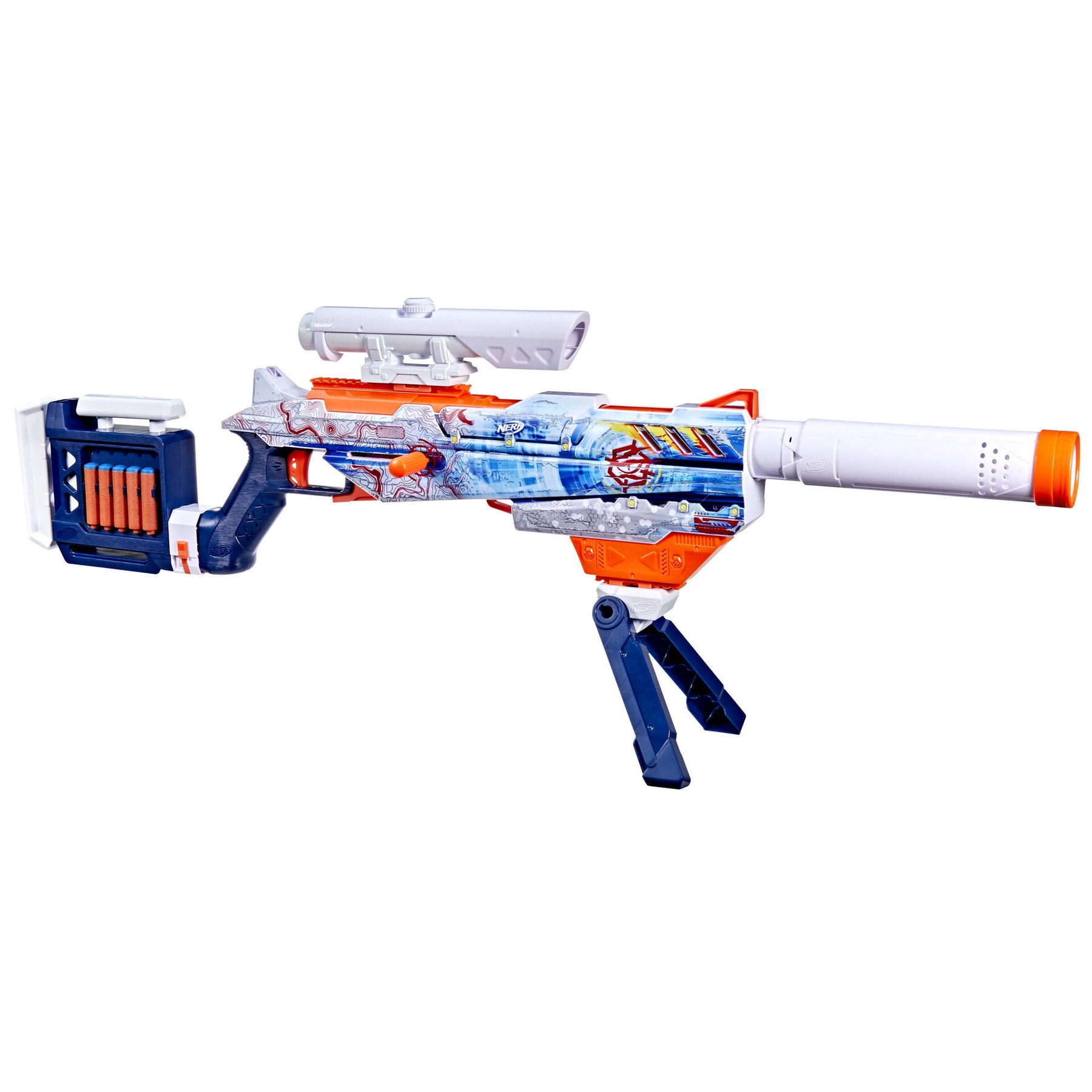 Nerf Loadout Arctic Zerostriker Vaahtoammusase