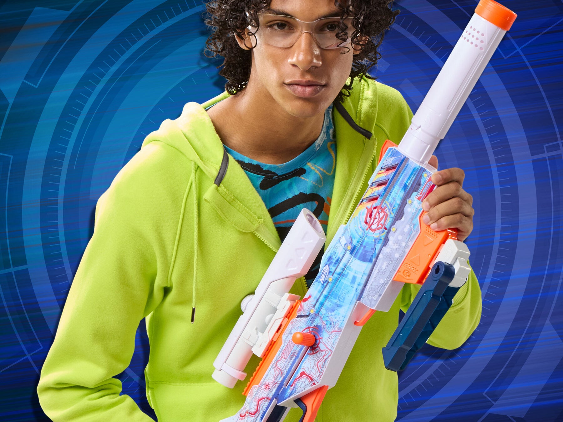 Nerf Loadout Arctic Zerostriker Vaahtoammusase