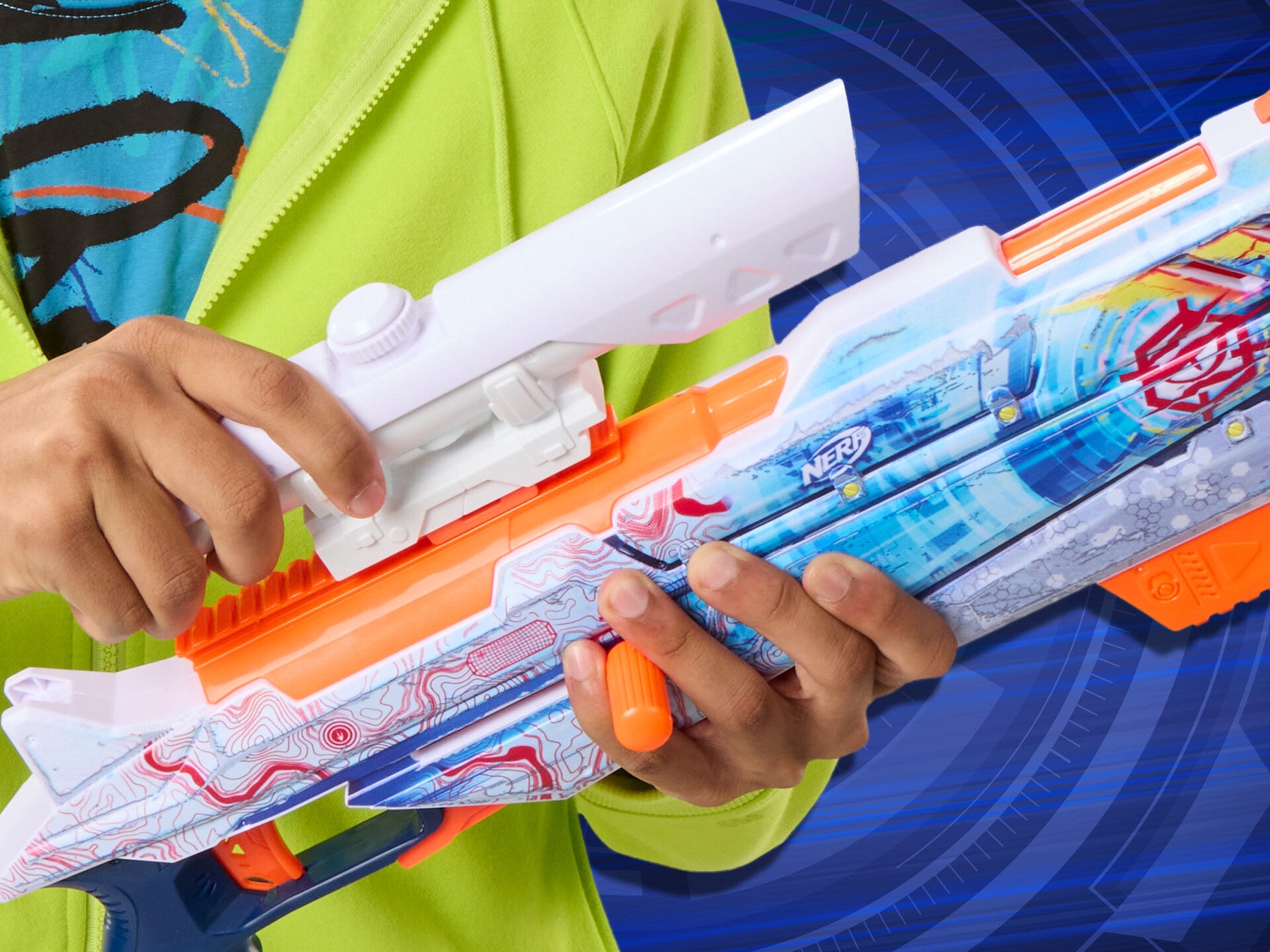 Nerf Loadout Arctic Zerostriker Vaahtoammusase