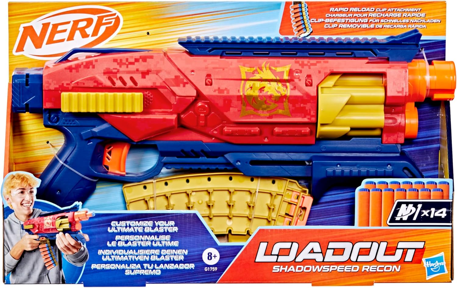 Nerf Loadout Shadowspeed Recon Vaahtoammussetti