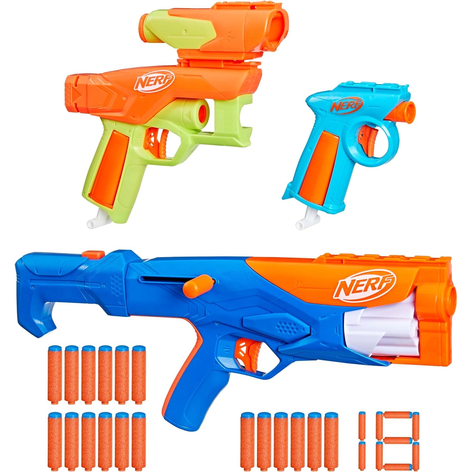 Nerf N Series Gear Up Pack Vaahtomuoviammusasesetti