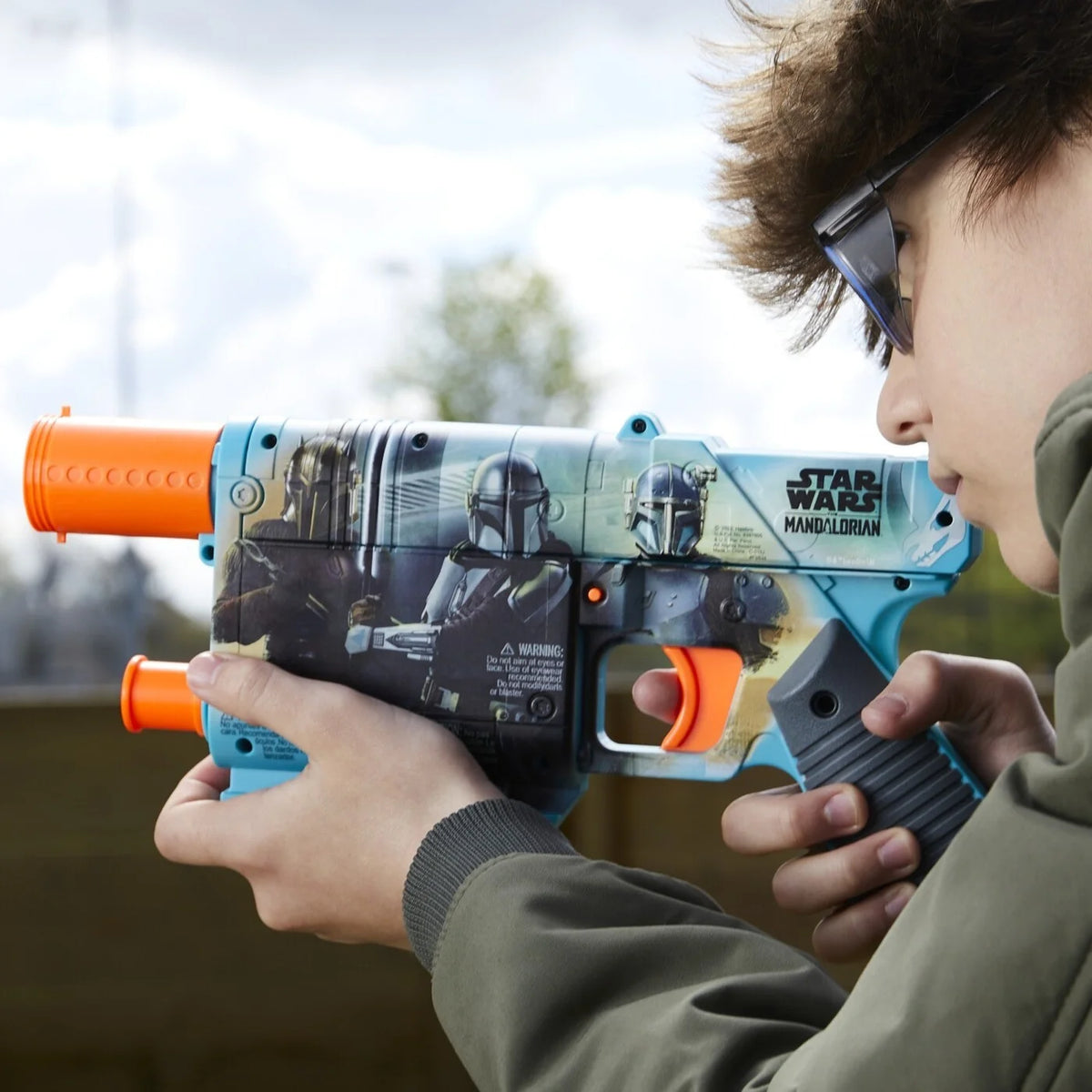 Nerf Star Wars the Mandalorian Ase sekä 8 Ammusta