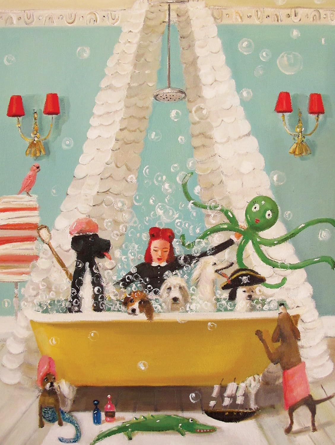 New York Puzzle Company 1000 Palan Palapeli Bubble Bath