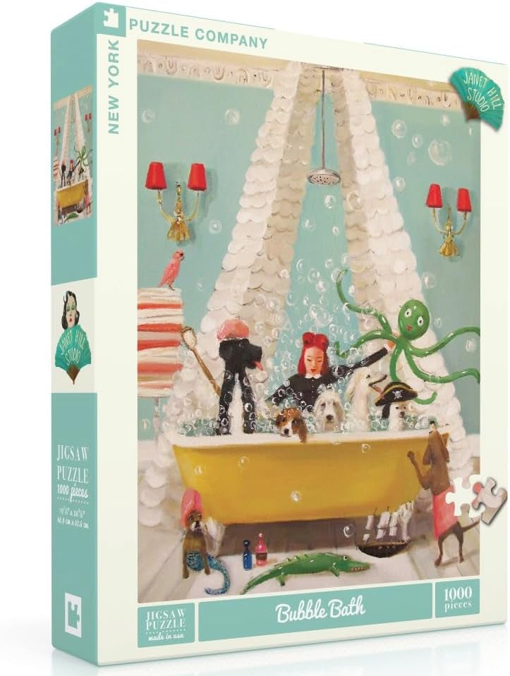 New York Puzzle Company 1000 Palan Palapeli Bubble Bath