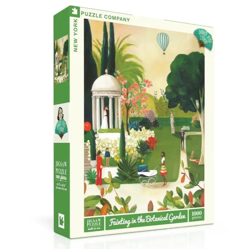 New York Puzzle Company 1000 Palan Palapeli Fainting in the Botanical Garden