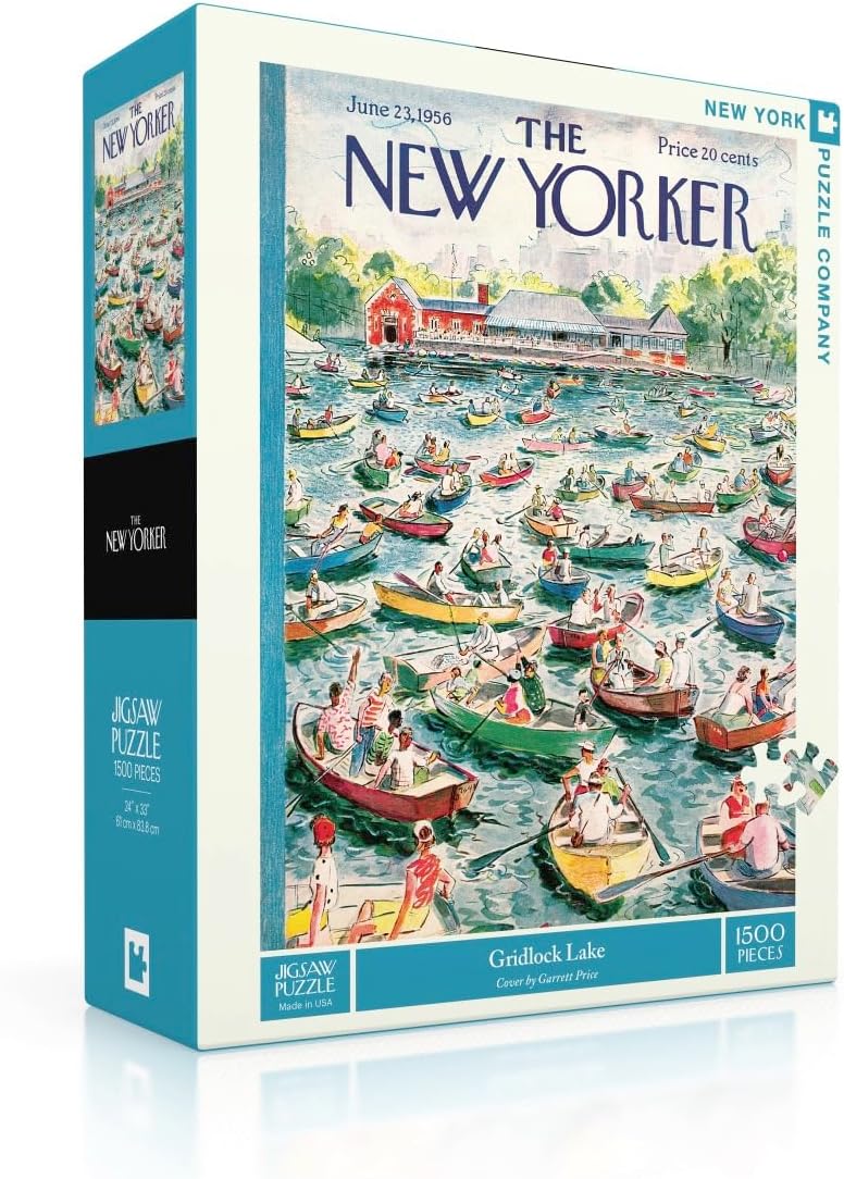 New York Puzzle Company 1500 Palan Palapeli Gridlock Lake