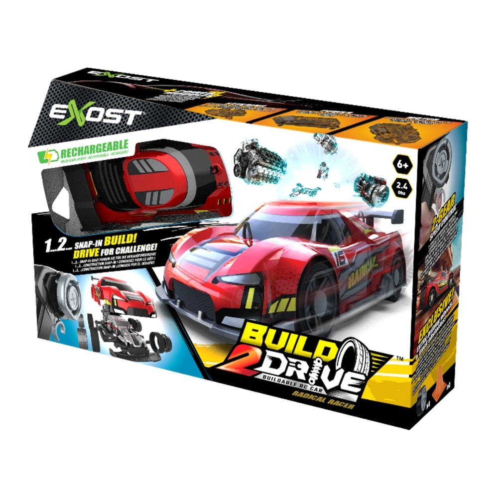 Exost Rakennettava Radio-Ohjattava Auto Radical Racer