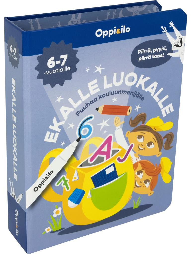 Oppi ja Ilo Ekalle Luokalle Puuhakorttikirja